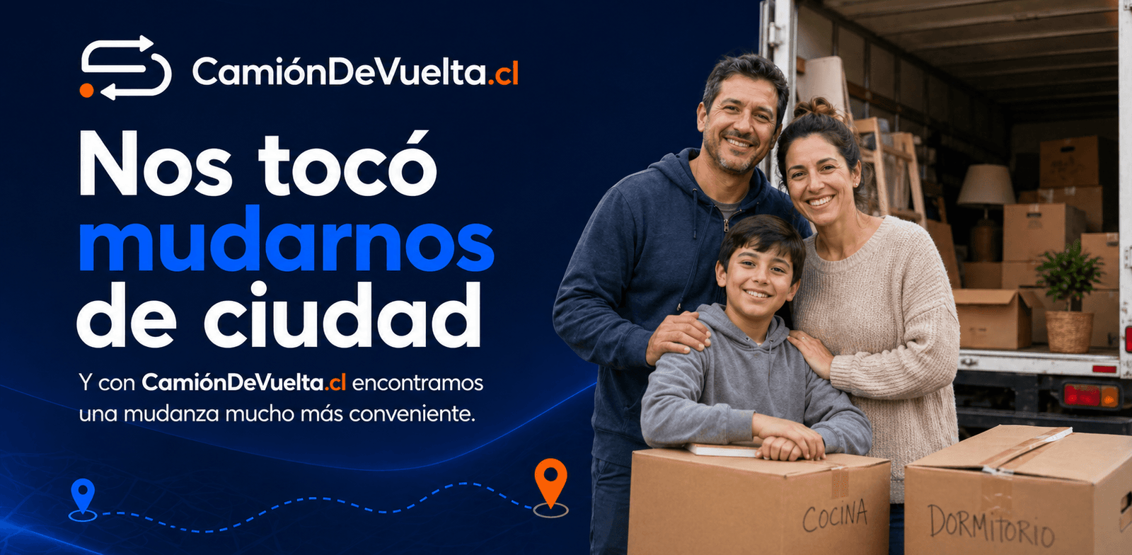 Nos tocó mudarnos de ciudad — encontramos una mudanza mucho más conveniente